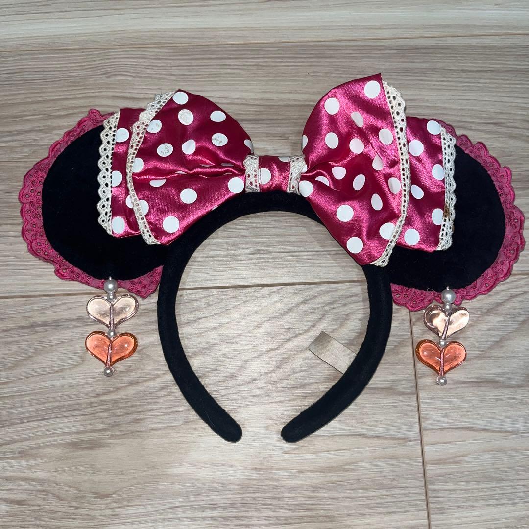 イヤリングディズニーミニーカチューシャ 平成カチューシャ ピンク