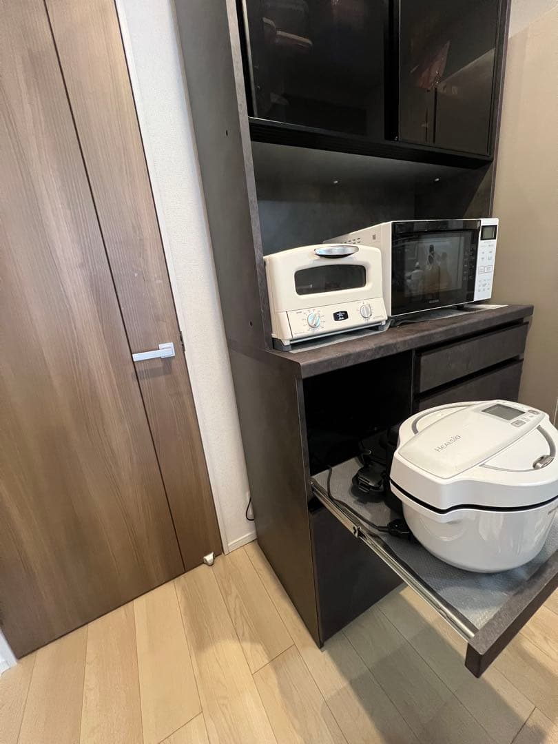 パモウナ　カップボード　幅100 ECA1000Rセラミカネロ　定価15万7千円