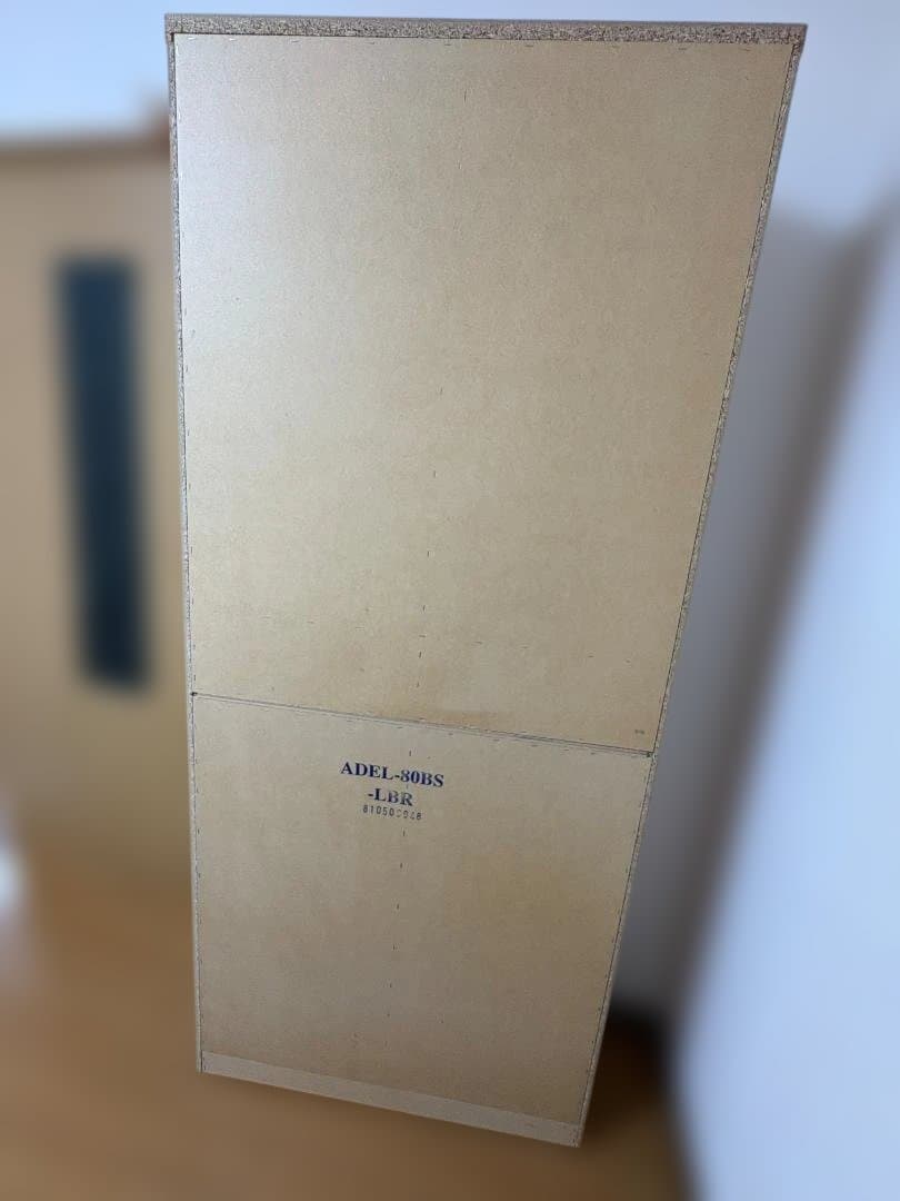 【完成品・送料込み】木製本棚 飾り棚 スリムデザイン たのメル便