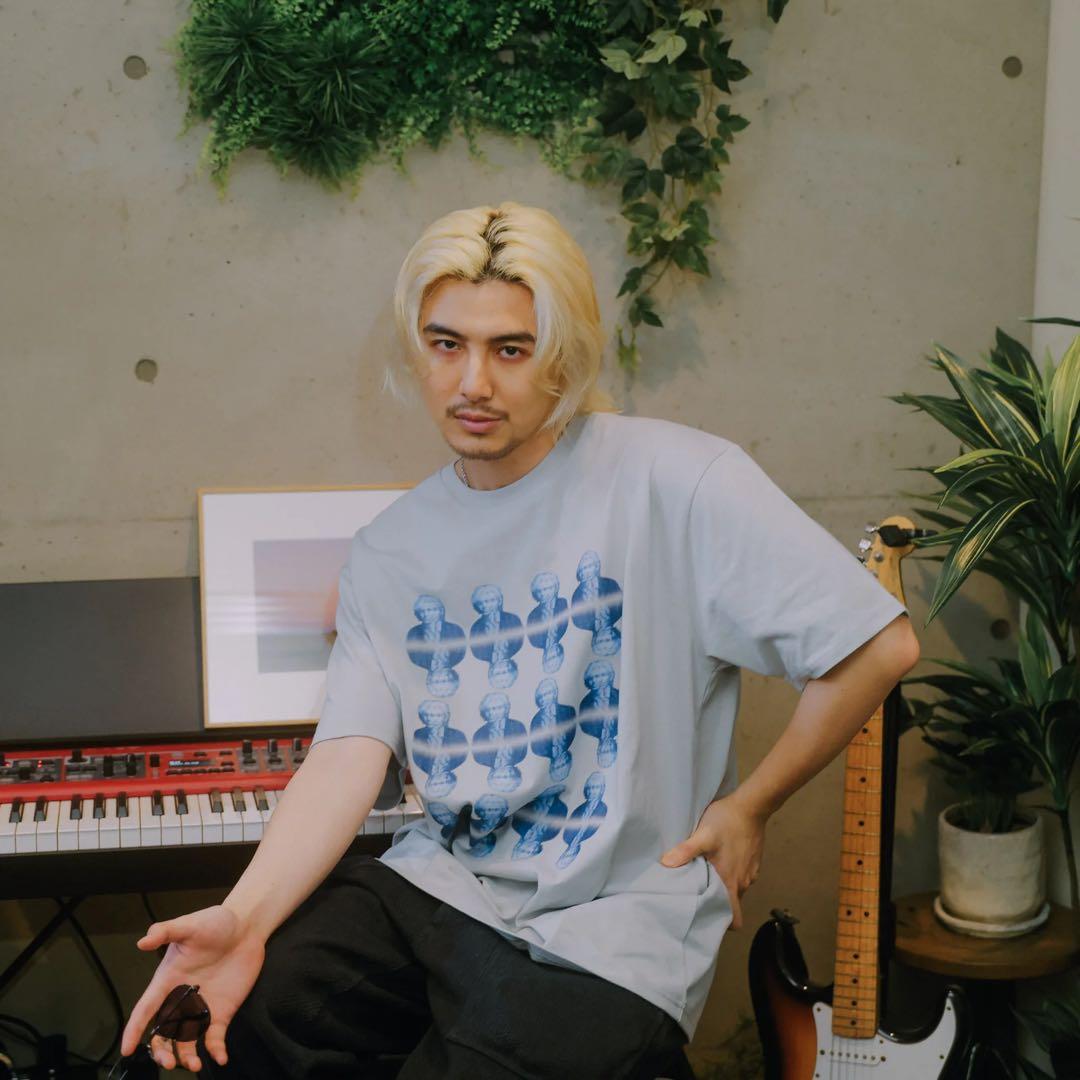 藤井風 Fujii Kaze Tシャツ グレー XL サイズ アメリカツアー - メルカリ