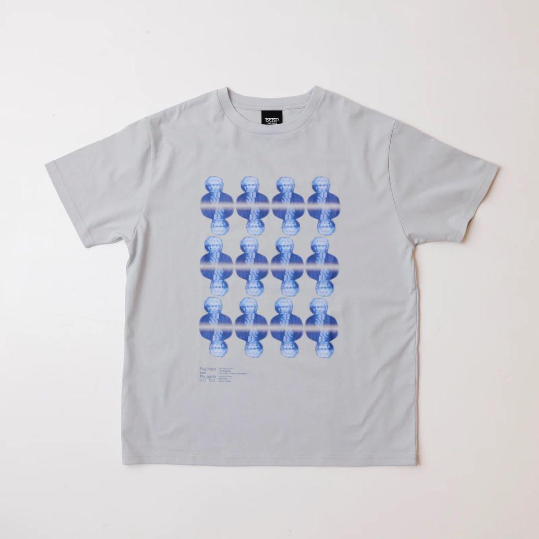 藤井風 Fujii Kaze Tシャツ グレー XL サイズ アメリカツアー - メルカリ