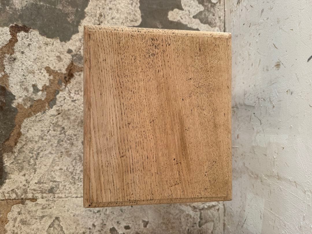 年末・年始SALE サイドテーブル スツール　ディスプレイ台　剥離　no2