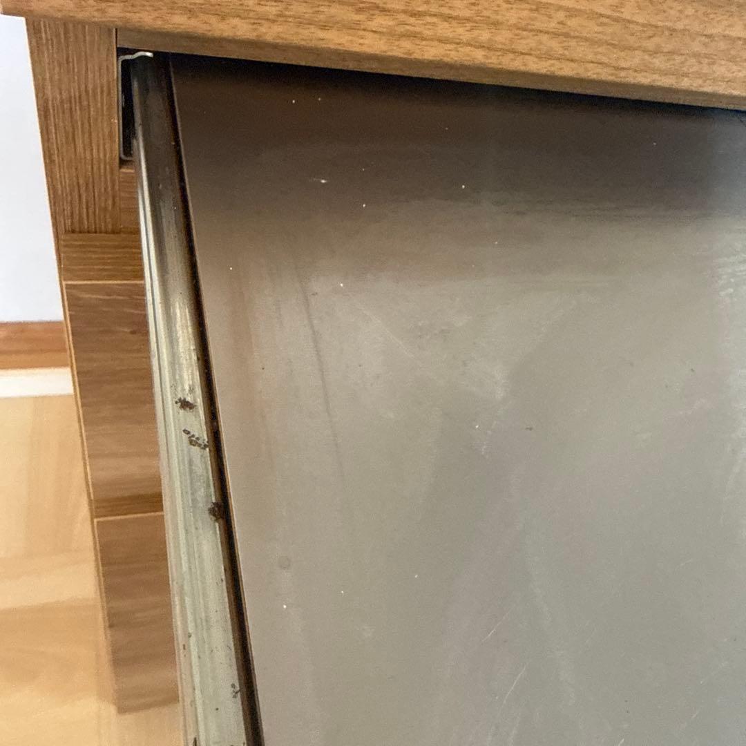 LOWYA 幅119.5cm ステンレスカウンター　キッチン収納