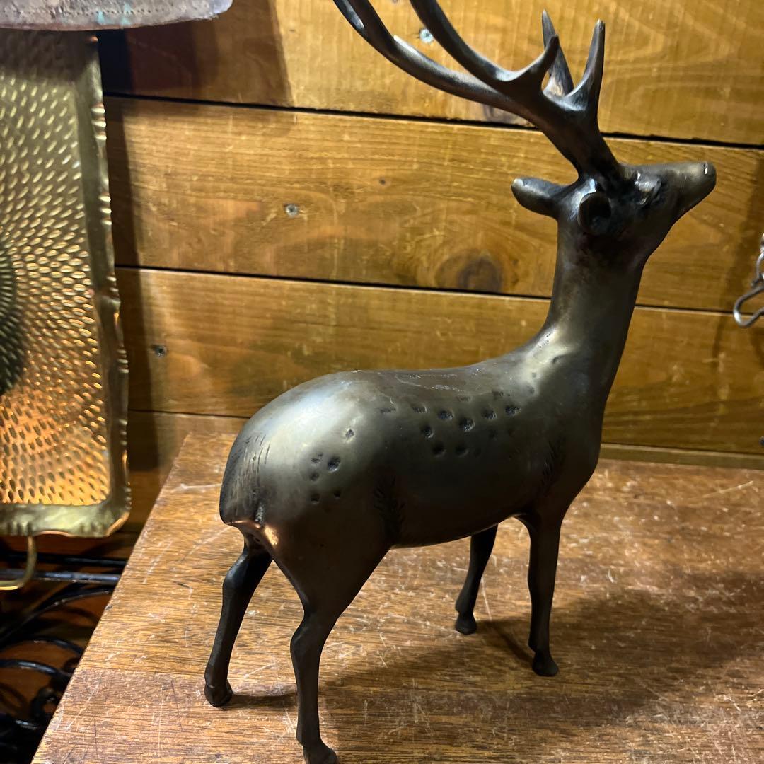ヴィンテージ真鍮鹿