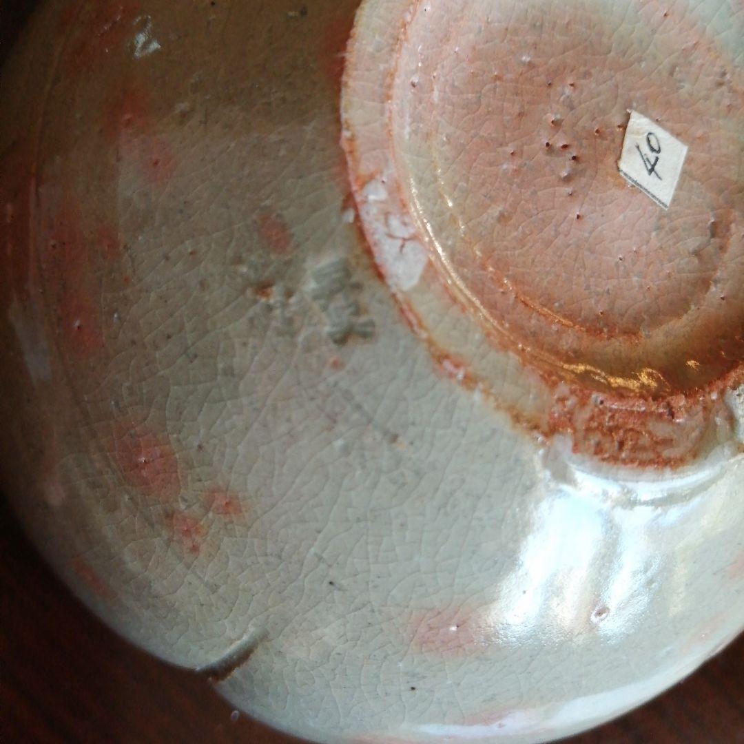 万古焼　堀野証嗣　御本手菊形向付　6客　11.8cm