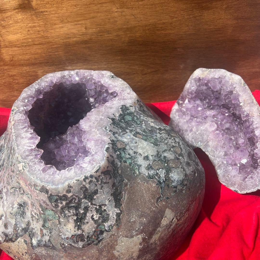 ✮超破格✮‪☆17.3kg‼️超極大聚宝盆‪☆トレジャー アメジスト 原石 貴重