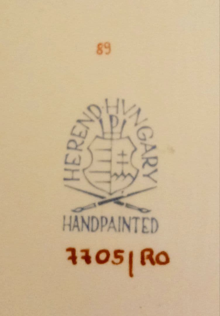 ヘレンド ロスチャイルド バード スモール スカラップ トレイ