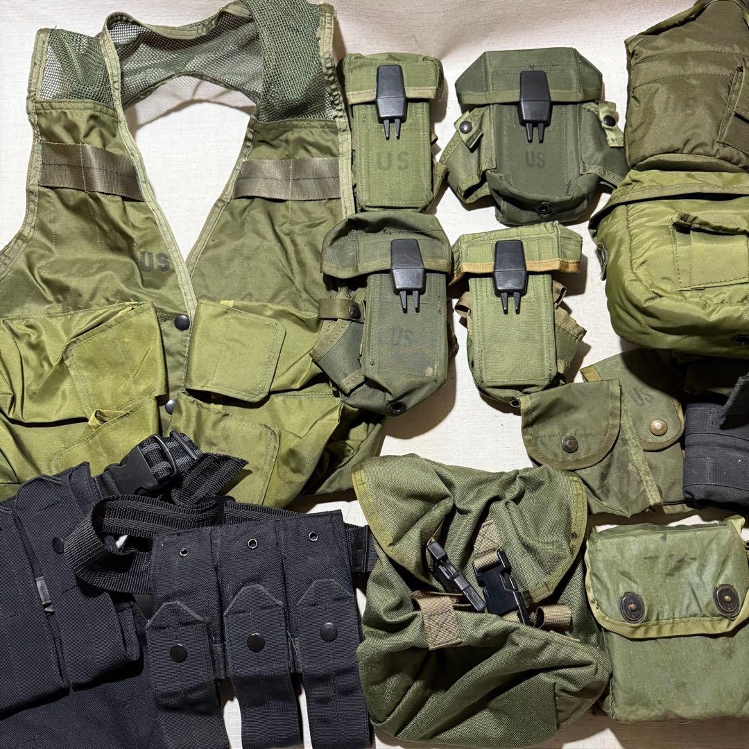 米軍実物 サバゲー タクティカルベスト マガジンポーチ 17点セット まとめ