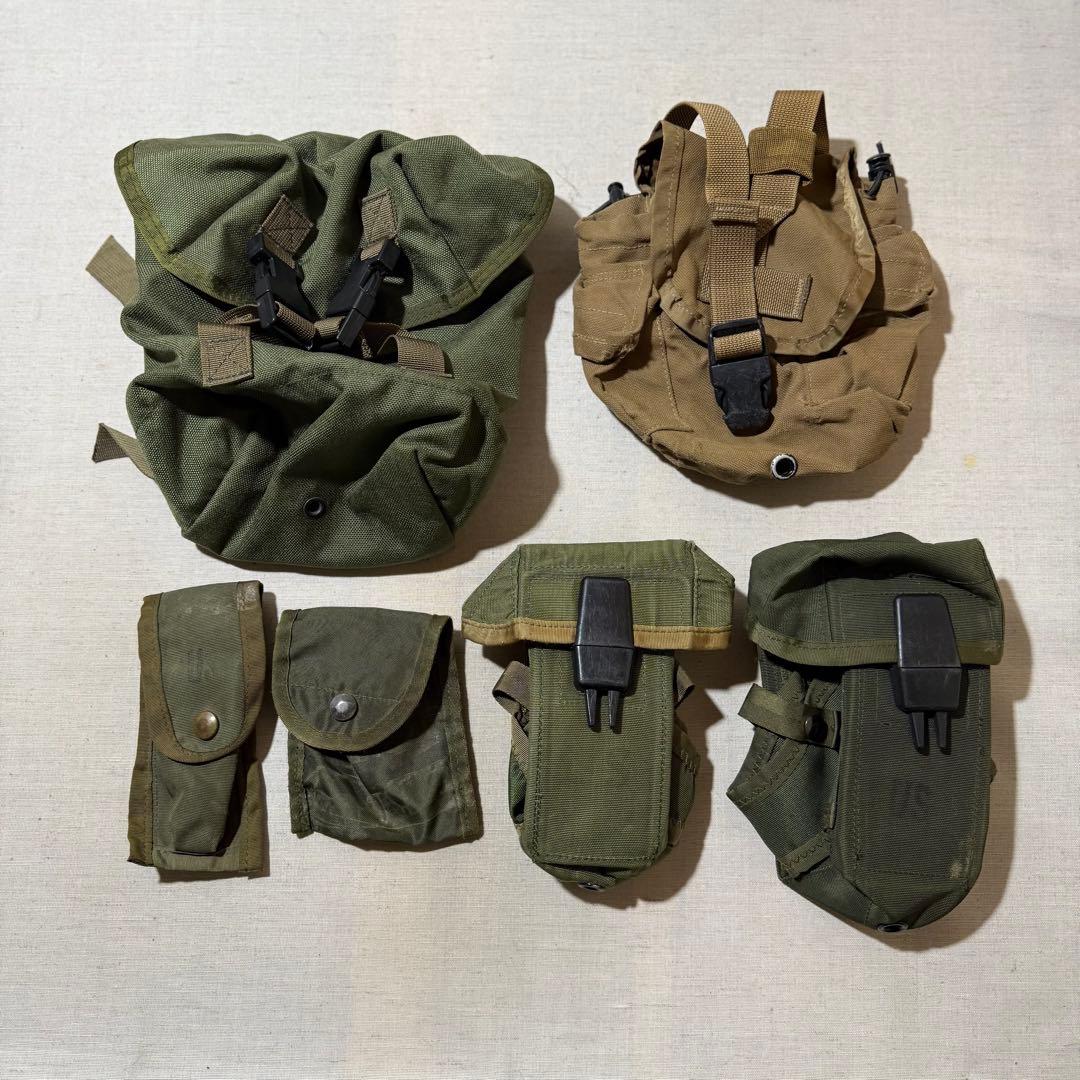 米軍実物 サバゲー タクティカルベスト マガジンポーチ 17点セット まとめ