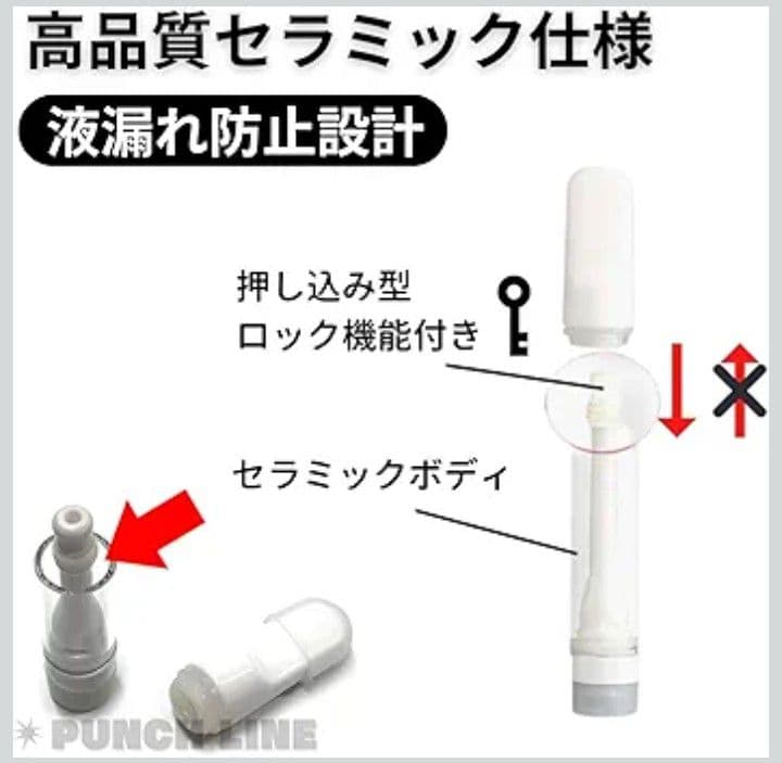 【新品】510規格アトマイザー 0.5ml セラミック100本セット