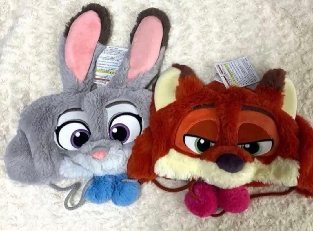 ディズニー ファンキャップ ズートピア⭐︎ジュディ＆ニック2点セット