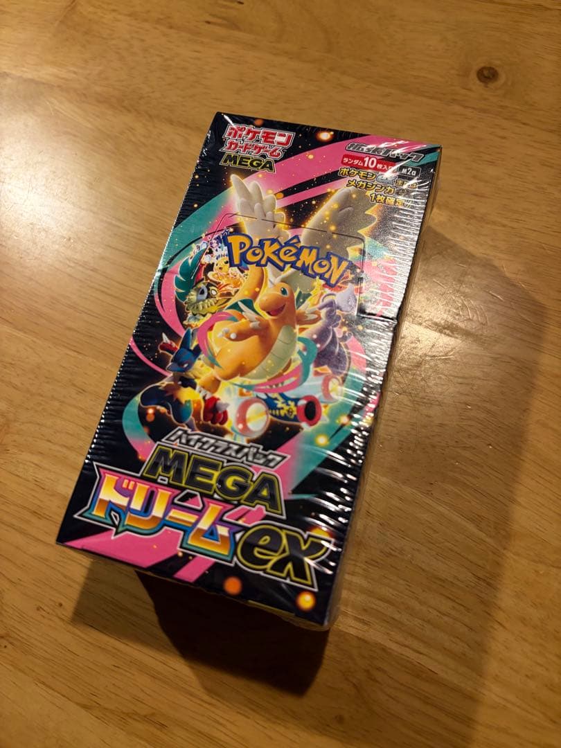 P*g様 シュリンク付き ポケモンカードゲーム MEGAドリームEX 1Box