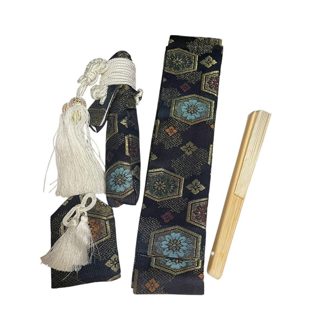 七五三 5歳 男の子 男児 着物 羽織 袴 フルセット 紫