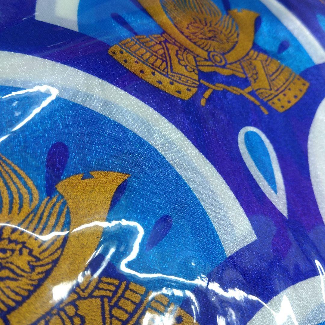 【3ｍ】鯉のぼり サテン生地 青鯉 黄金兜鯉