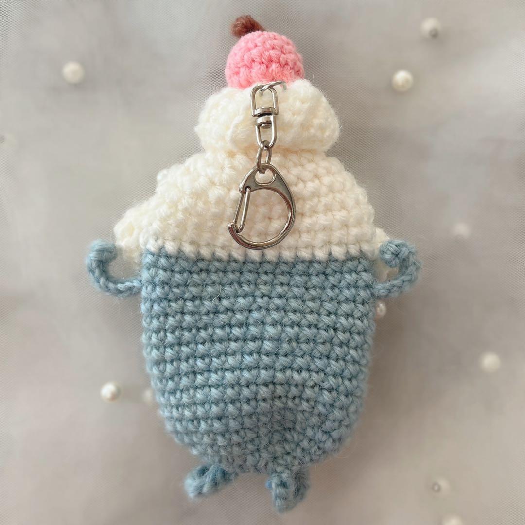 パクパクモンスター リトルモンスター キーケース チャーム クリーム