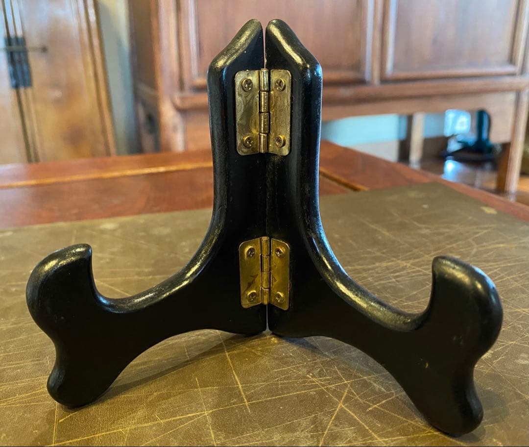 景徳鎮窯染付絵皿 鑑賞台付 ・沈船品 ヴィンテージ レア ・台湾茶器