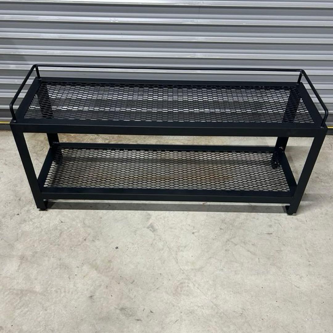 アイアンシェルフ 2段 シューズラック 植物棚 ベンチ 受注生産