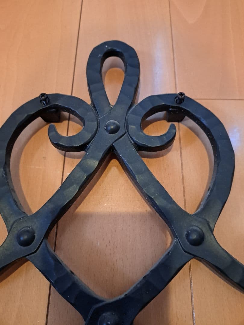 LIXIL　玄関ドア　アイアン製装飾フック ブラック