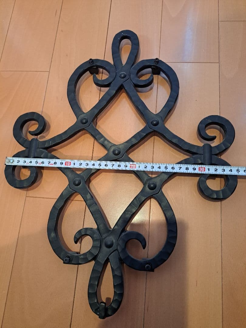 LIXIL　玄関ドア　アイアン製装飾フック ブラック