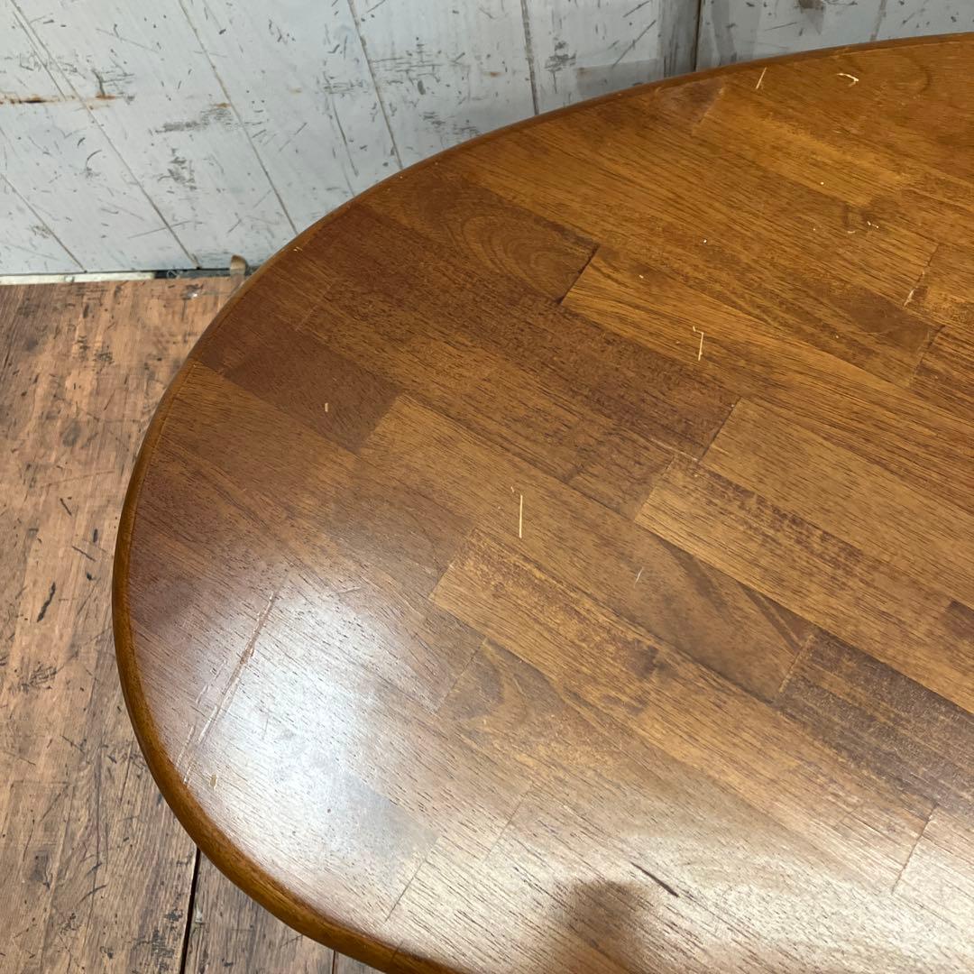 北欧レトロ 天然木製ビーンローテーブル センターテーブル リフトテーブル 昇降式