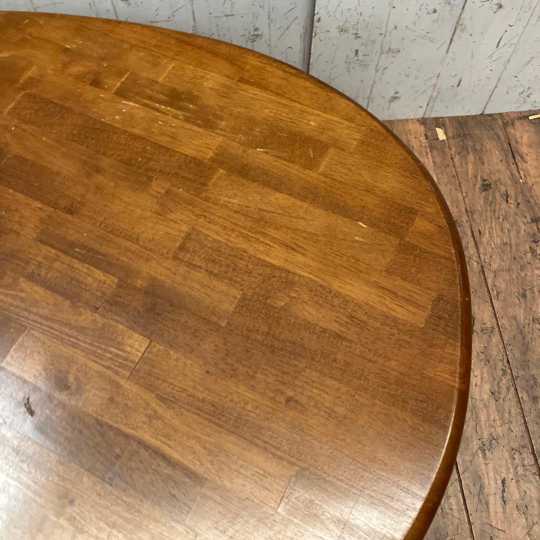 北欧レトロ 天然木製ビーンローテーブル センターテーブル リフトテーブル 昇降式