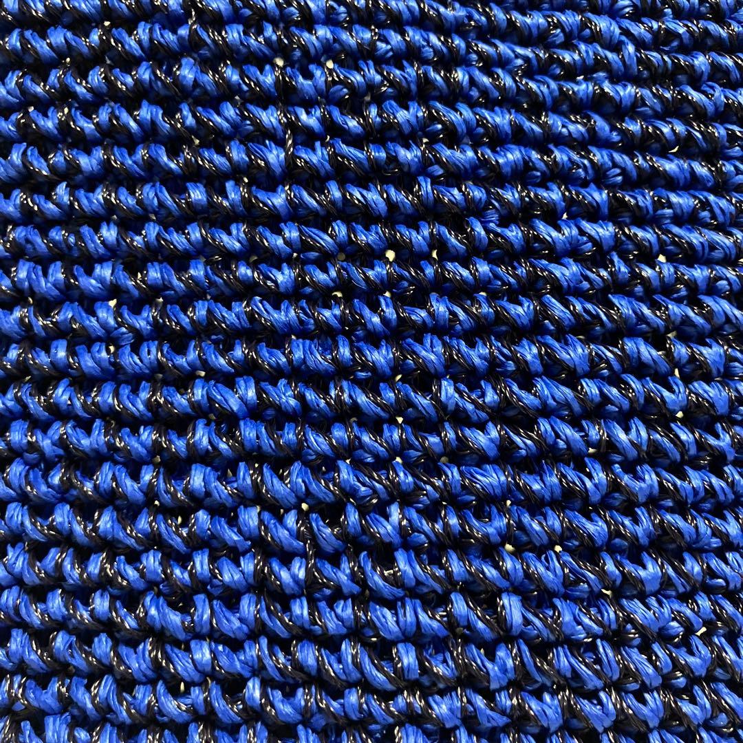 ハンドメイド　ショルダーバッグ　ブルー　SASAWASHI