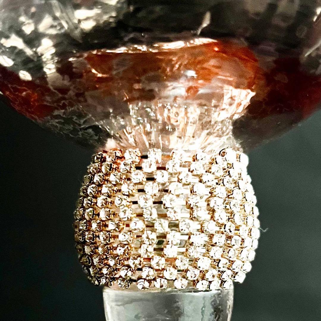 ☆新品未使用☆パリ発 アンティークゴールドとラインストーンの