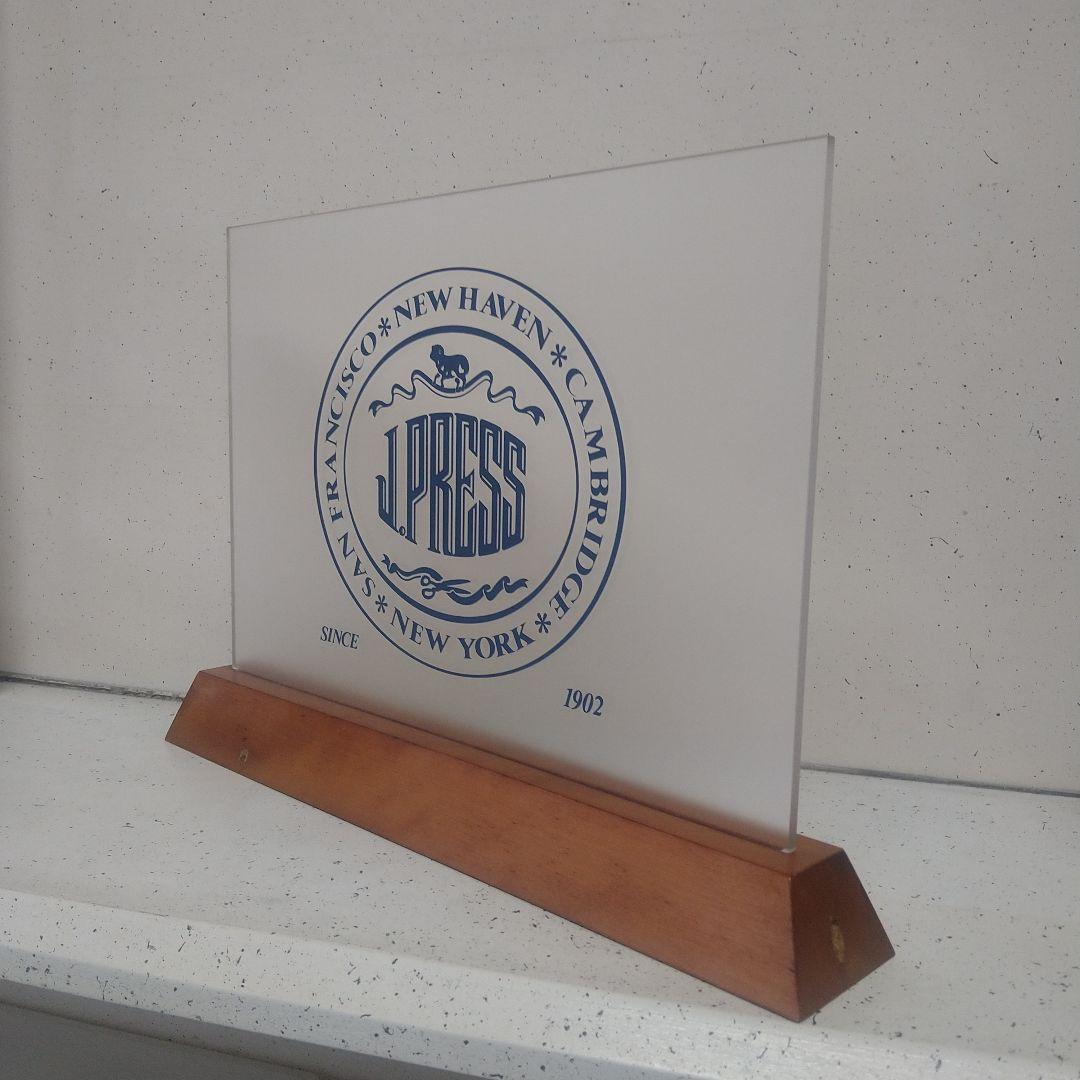 【 J.PRESS 】　Jプレス アクリル　ディスプレイスタンド オブジェ　置物