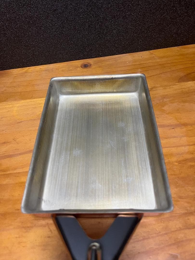 【ほぼ未使用】　EPON エポン　純銅製　卵焼き器　持ち手（天然木）