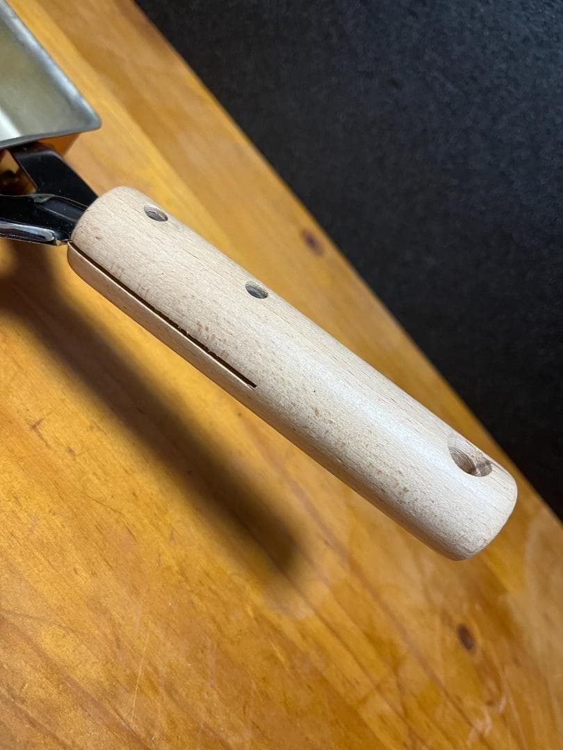 【ほぼ未使用】　EPON エポン　純銅製　卵焼き器　持ち手（天然木）