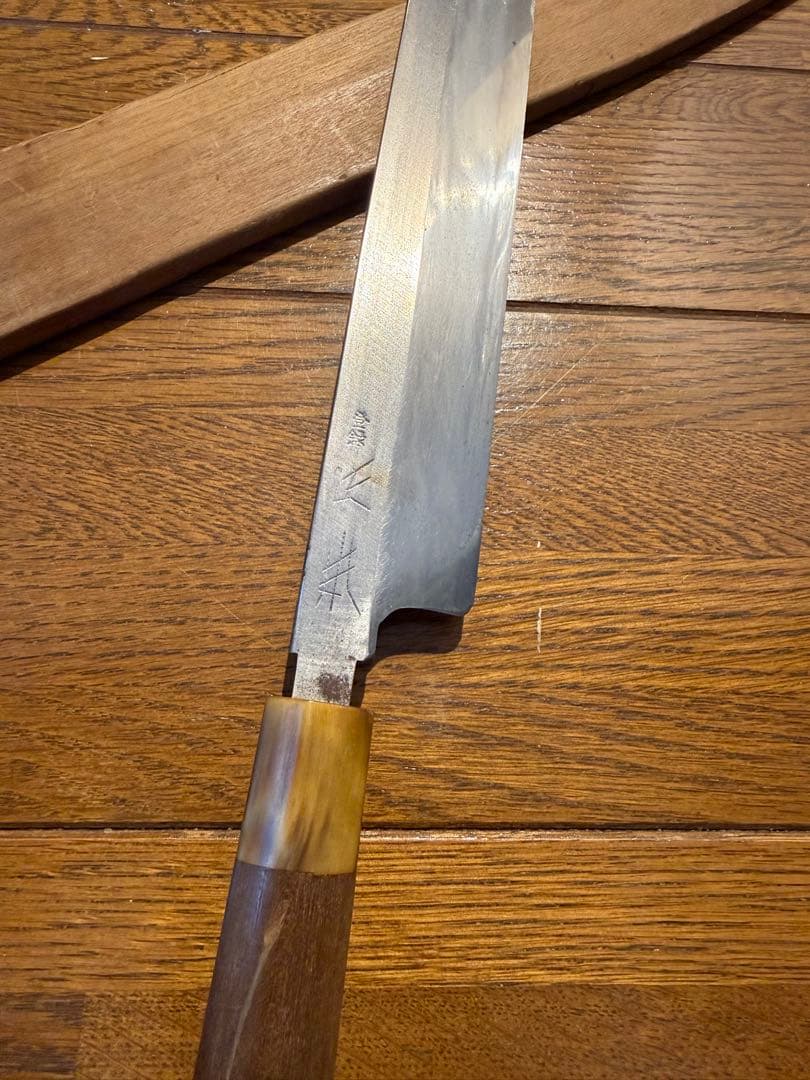 正本　柳刃包丁　刃渡り尺ニ　包丁