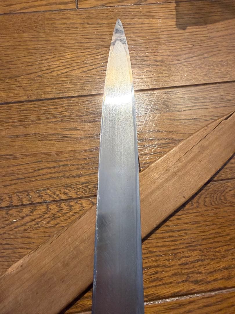 正本　柳刃包丁　刃渡り尺ニ　包丁