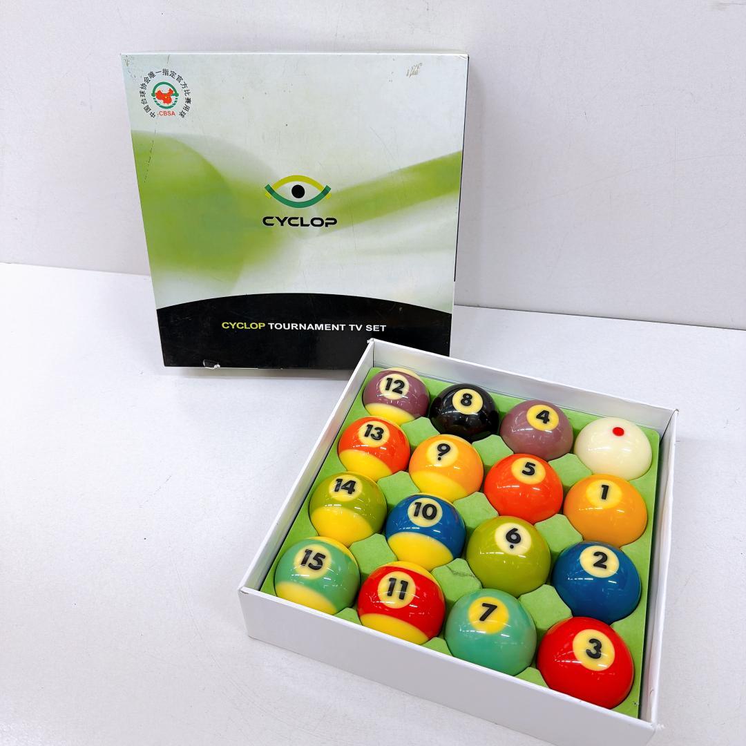 【良品】ビリヤード サイクロップ CYCLOP トーナメントTVボール