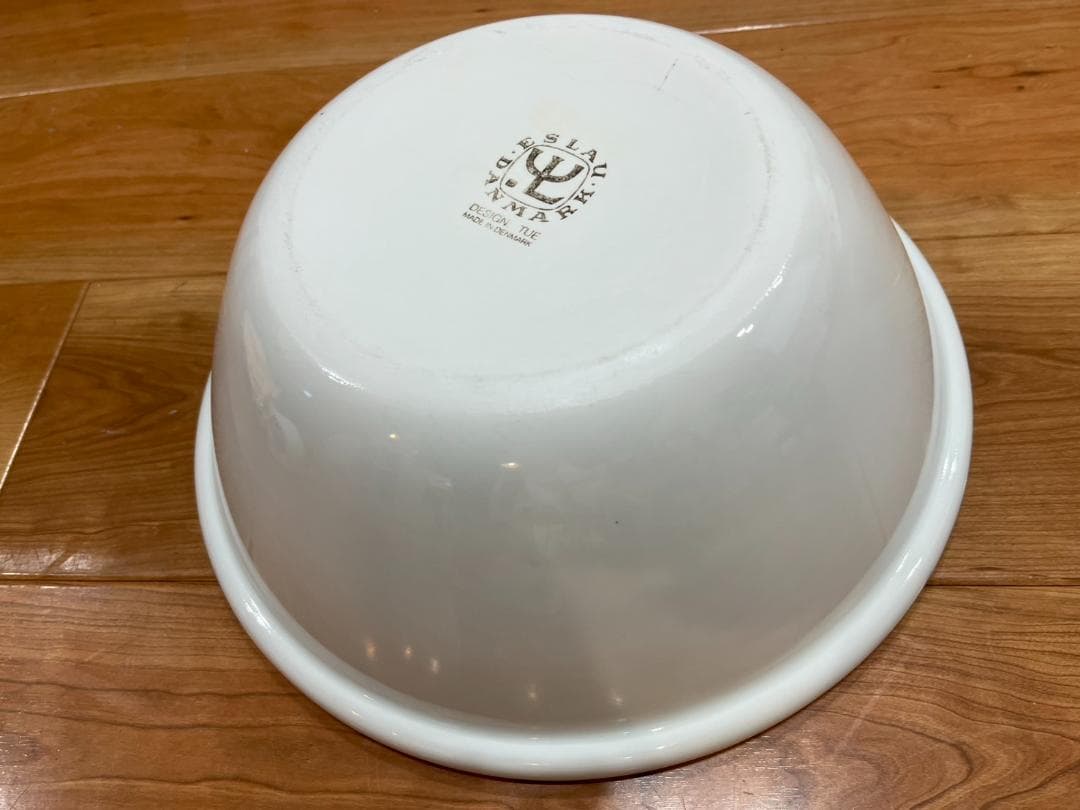 北欧ビンテージ エスラウ社 ESRAU ホワイト 大皿 極希少品 ぽってり