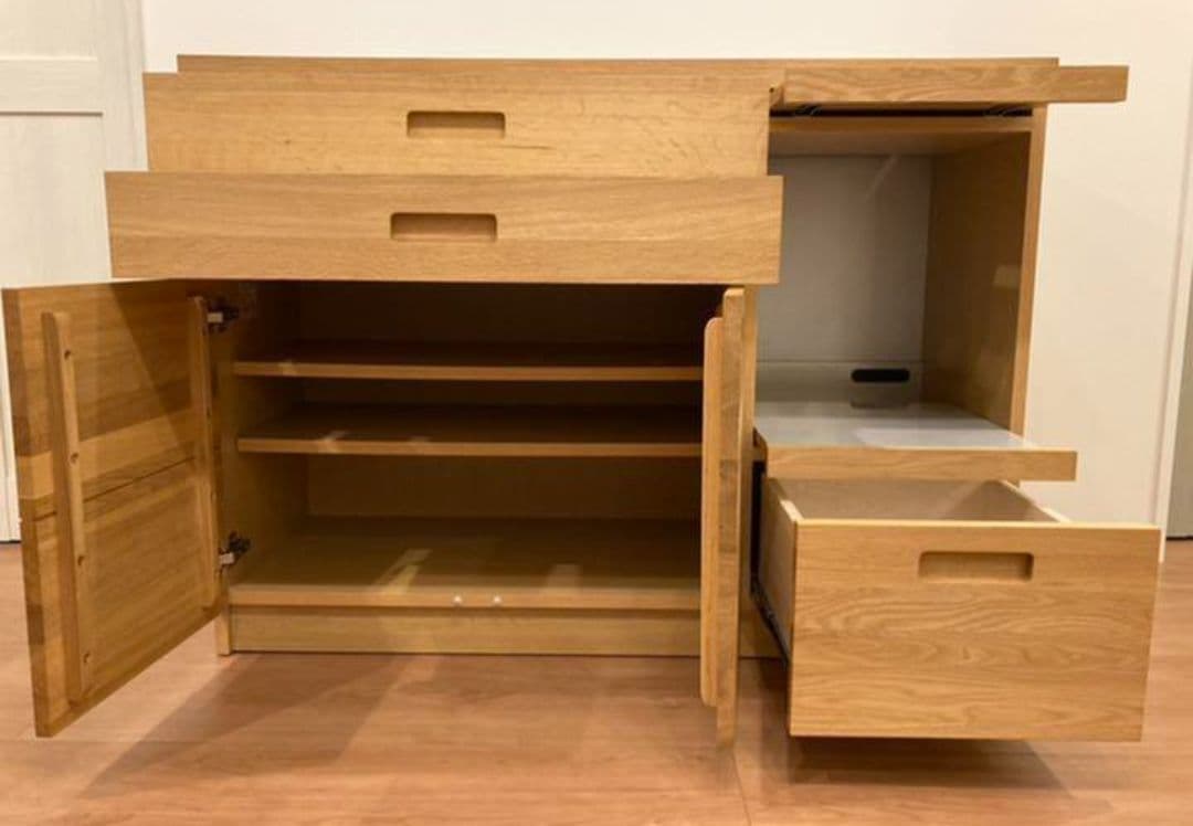 unico キッチンカウンター　HUTTE W1200