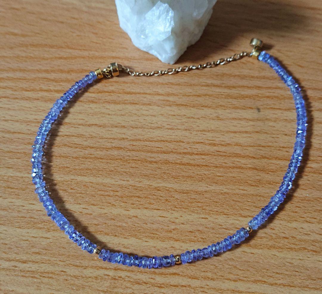 大特価◆新品！K18金 最高級タンザナイトブレスレット