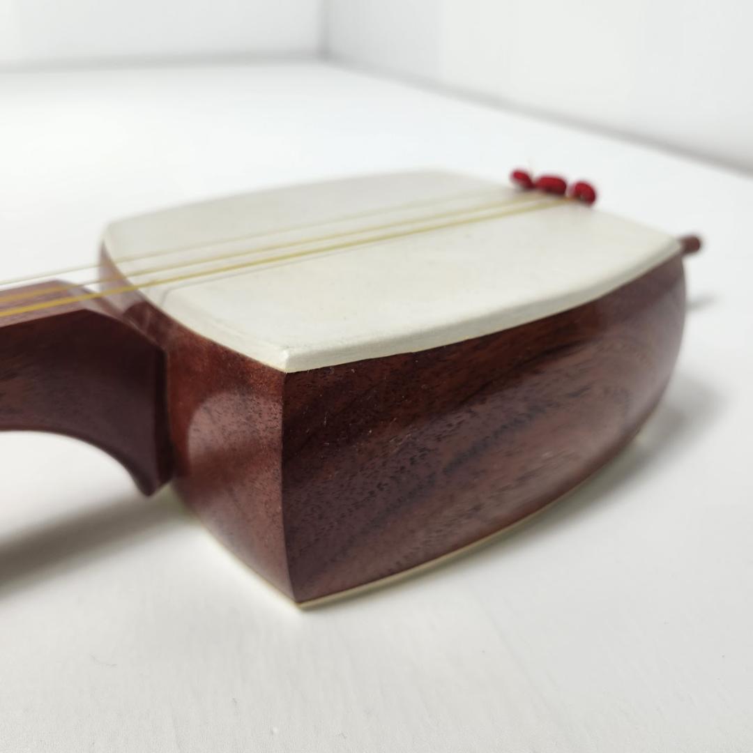 和胡弓 和楽器 弓奏三味線 木製弦楽器 替弦付 日本伝統楽器　本体のみ