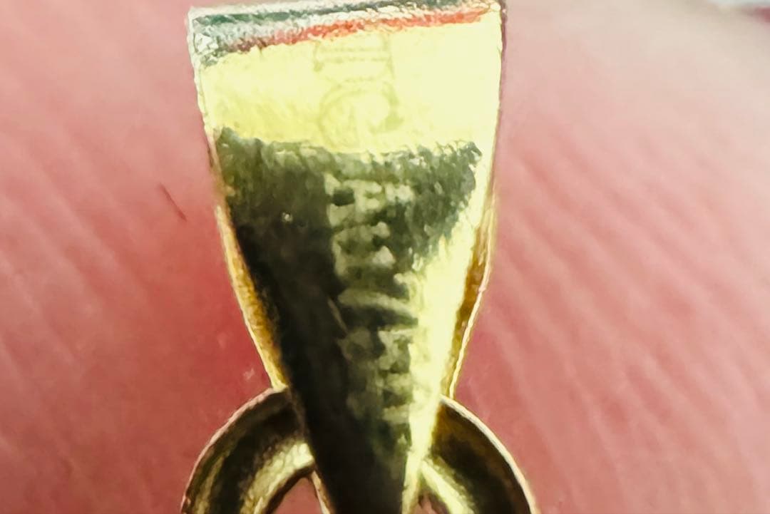 18金　クロス　ペンダント