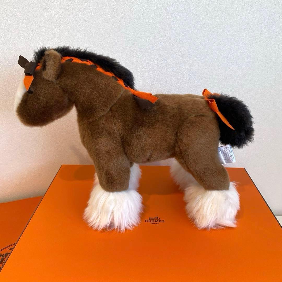 新品・未使用 エルメス HERMES ぬいぐるみ エルミー PPM 馬 最終値下