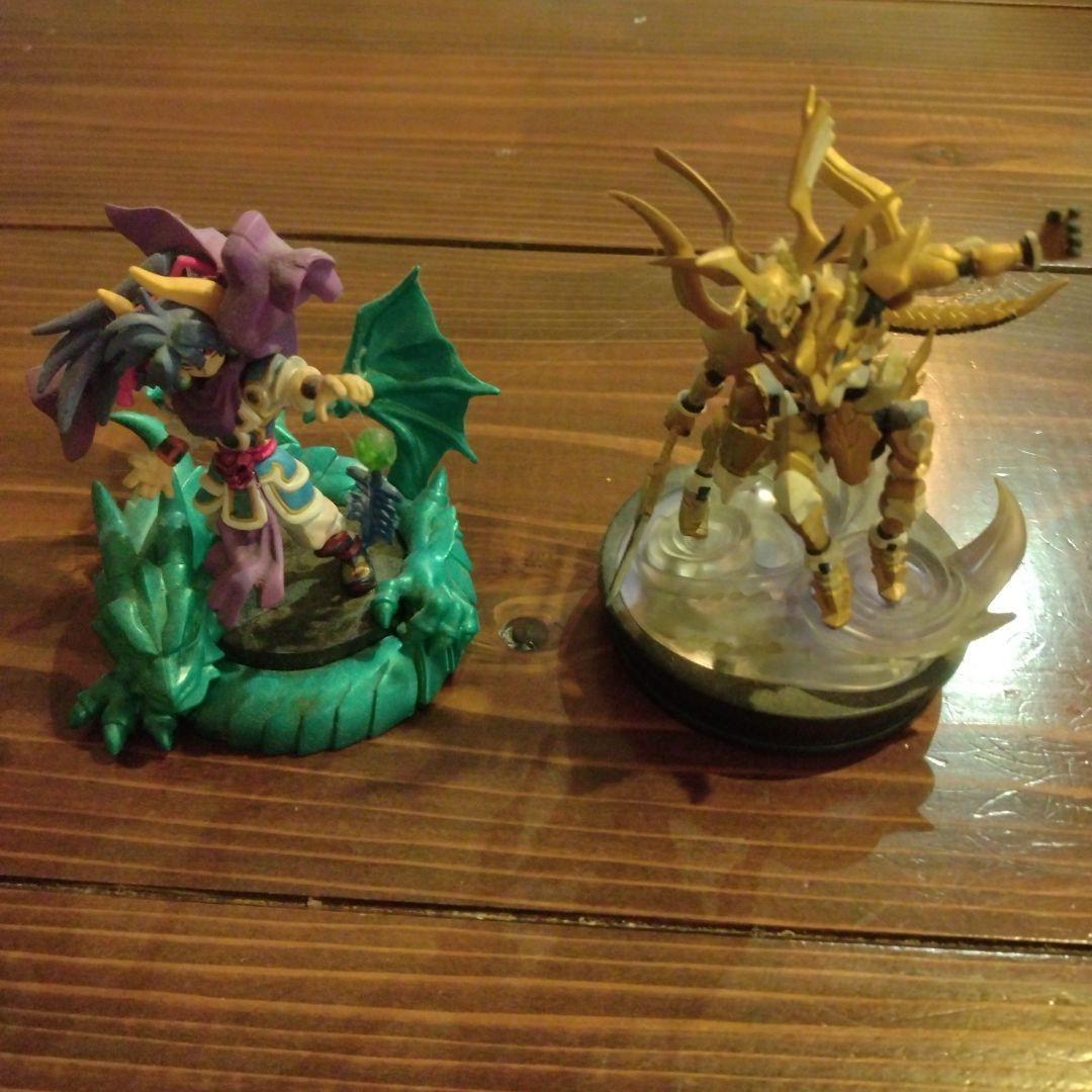 神羅万象チョコ 聖龍王サイガ 皇帝マステリオン フィギュアセット 開封