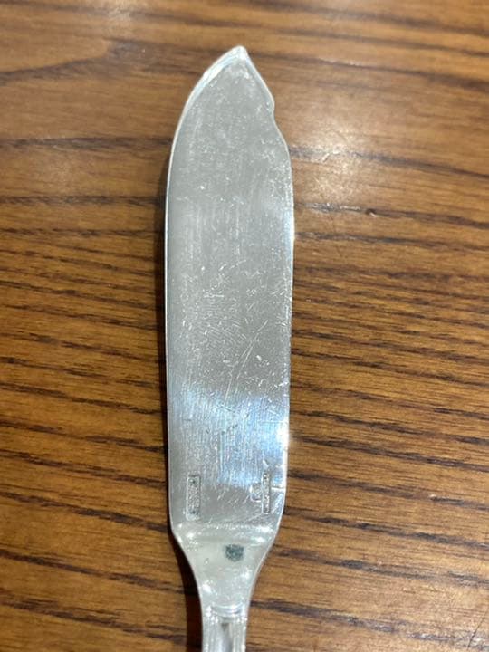 12 クリストフル　フィッシュナイフ　6本セット　純銀メッキ