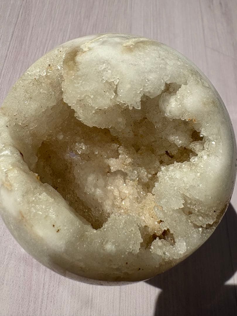 モロッコ　水晶　ジオード