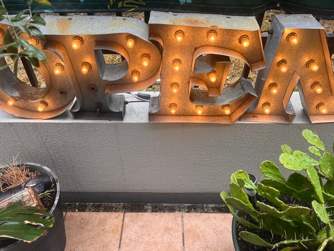 インダストリアル　アメリカン電飾サインライト