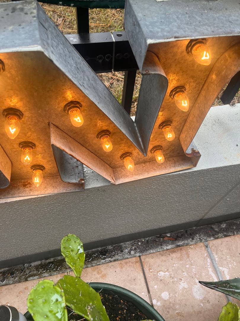 インダストリアル　アメリカン電飾サインライト