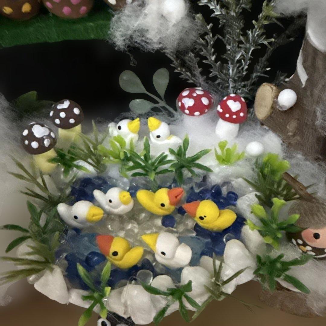 どんぐりアート♡節分オブジェ＆かまくらオブジェ2品♡