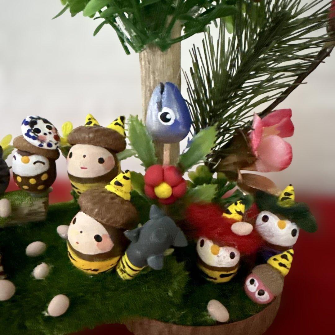 どんぐりアート♡節分オブジェ＆かまくらオブジェ2品♡