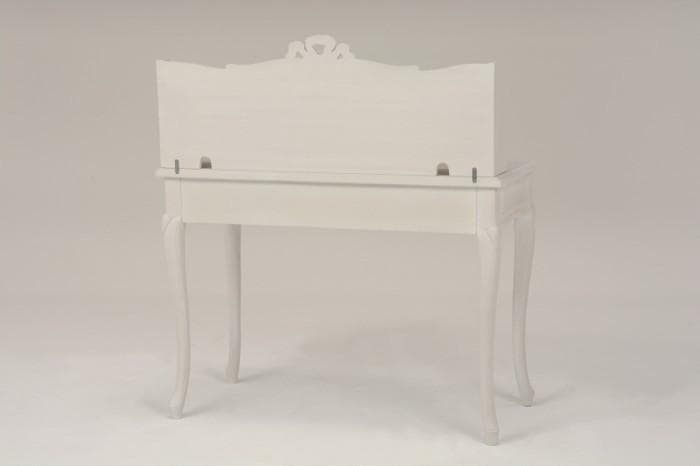 アウトレット送料無料姫系アンティーク風猫足レリーフ【上棚付】デスク【ハンプトン】