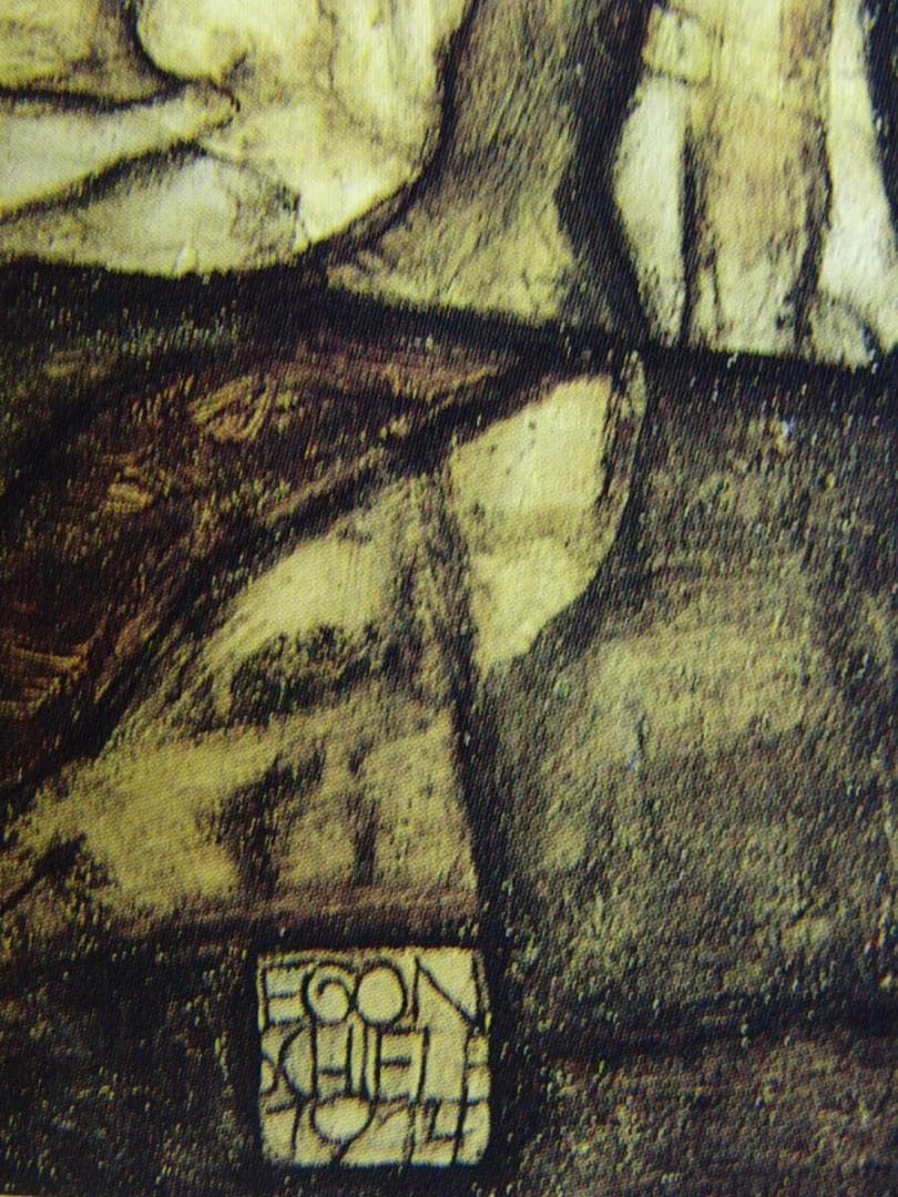 エゴン・シーレ、【盲目の母】、希少な画集画、状態良好