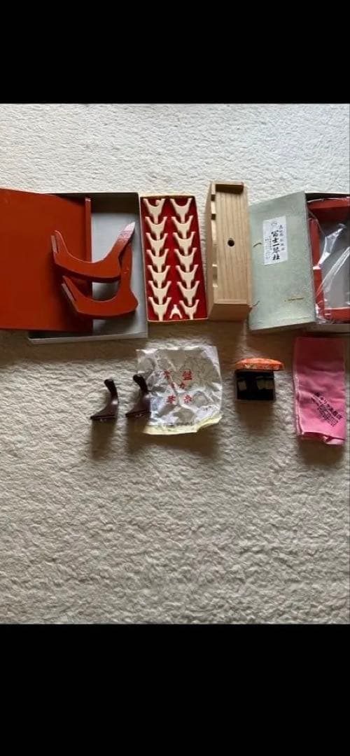 生田流箏　木製 13弦 筝 伝統的デザイン　ケース　付属品あり