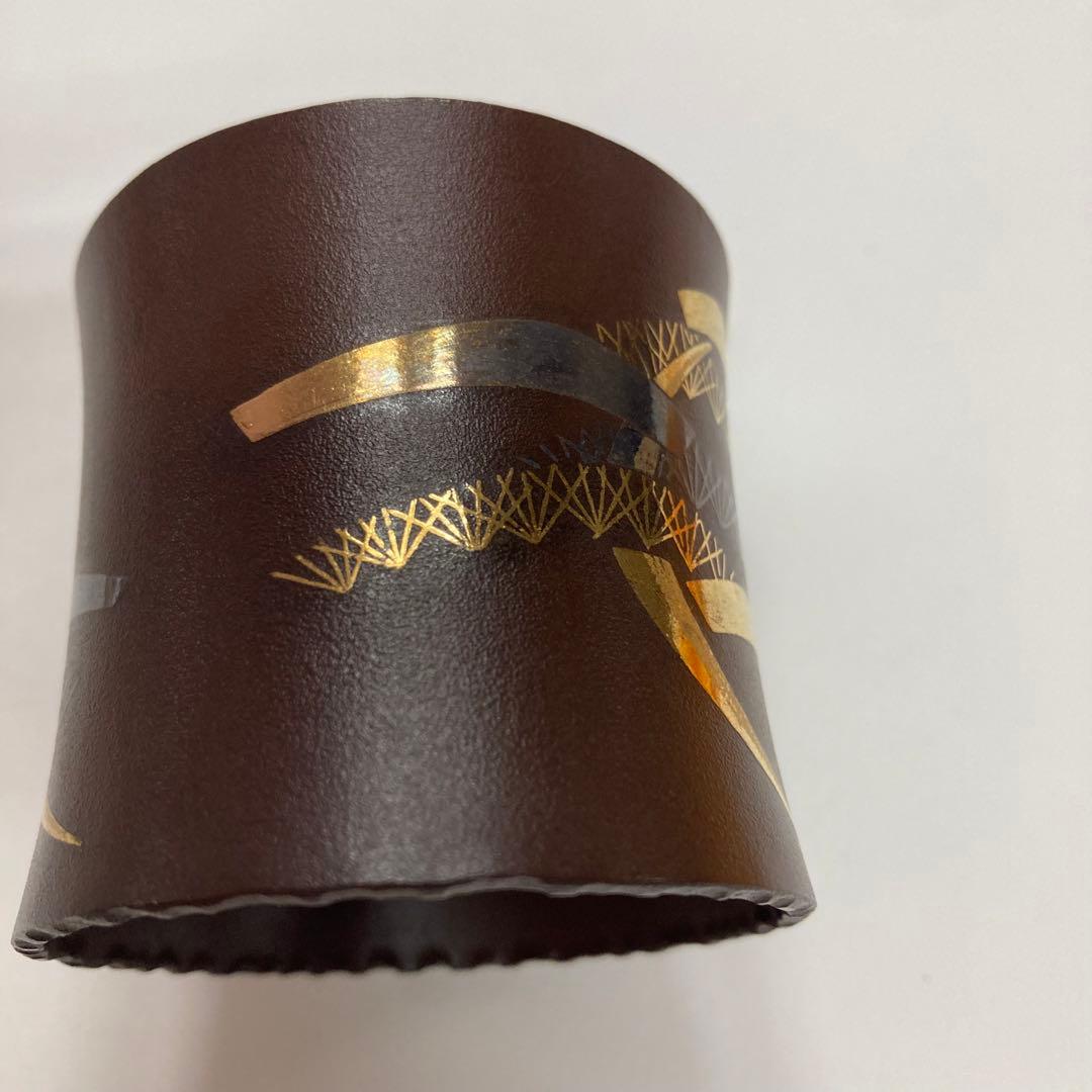 千家十職 中川浄益 若松 蓋置 未使用 長期保管品 茶道 金 銀 象嵌 浄益